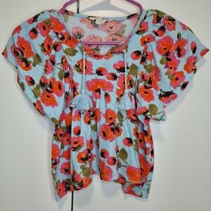 3/$8 Billabong Floral Top